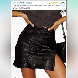 NWT jacquard mini skirt